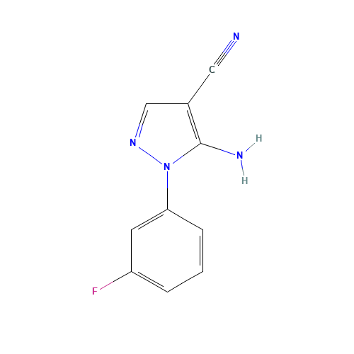 5-amino-1-(3-fluorophenyl)pyrazole-4-carbonitrile (CAS: 51516-71-3) - Related Chemical Product