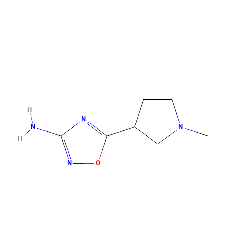 5-(1-methylpyrrolidin-3-yl)-1,2,4-oxadiazol-3-amine (CAS: 114724-44-6) - Related Chemical Product