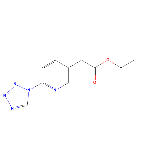 ethyl 2-[4-methyl-6-(tetrazol-1-yl)pyridin-3-yl]acetate (CAS: 1374575-60-6) - Related Chemical Product