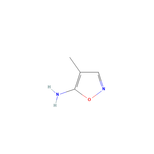 4-methyl-1,2-oxazol-5-amine (CAS: 35143-75-0) - Chemical Structure and Molecular Formula 
