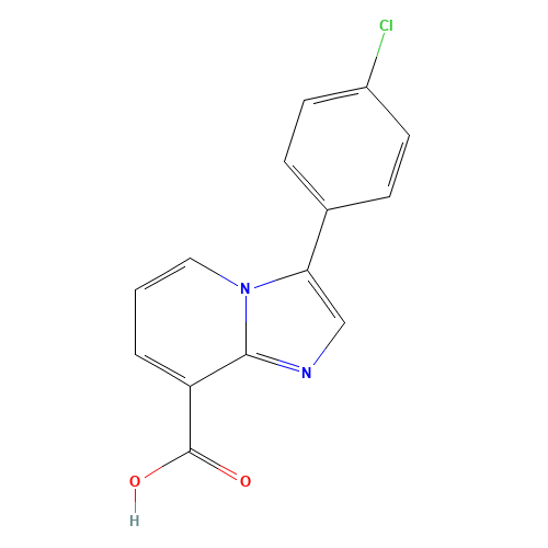 3-(4-chlorophenyl)imidazo[1,2-a]pyridine-8-carboxylic acid (CAS: 885276-32-4) - Related Chemical Product