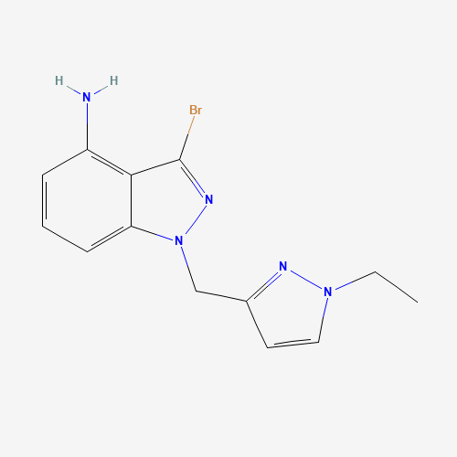 3-bromo-1-[(1-ethylpyrazol-3-yl)methyl]indazol-4-amine (CAS: 1527518-34-8) - Related Chemical Product
