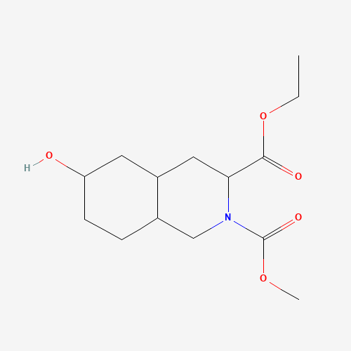 3-O-ethyl 2-O-methyl 6-hydroxy-3,4,4a,5,6,7,8,8a-octahydro-1H-isoquinoline-2,3-dicarboxylate (CAS: 128073-41-6) - Related Chemical Product
