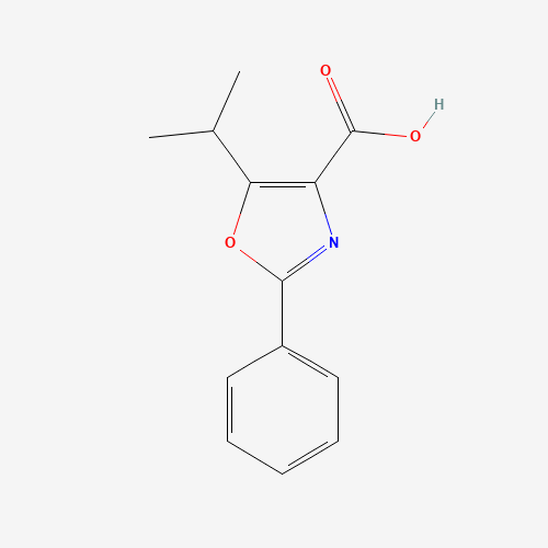 2-phenyl-5-propan-2-yl-1,3-oxazole-4-carboxylic acid (CAS: 939376-87-1) - Related Chemical Product
