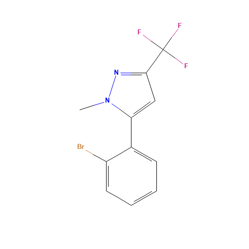 5-(2-bromophenyl)-1-methyl-3-(trifluoromethyl)pyrazole (CAS: 906352-89-4) - Related Chemical Product