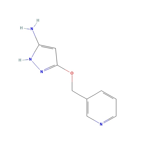 3-(pyridin-3-ylmethoxy)-1H-pyrazol-5-amine (CAS: 1451392-77-0) - Related Chemical Product