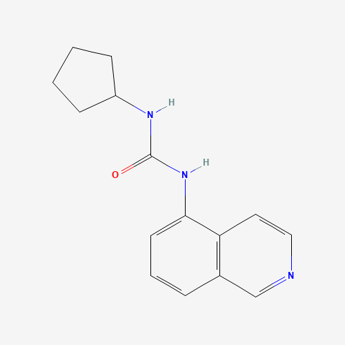 1-cyclopentyl-3-isoquinolin-5-ylurea (CAS: 1252312-00-7) - Related Chemical Product