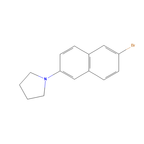 1-(6-bromonaphthalen-2-yl)pyrrolidine (CAS: 136924-72-6) - Related Chemical Product
