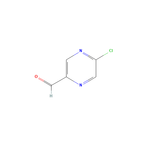 5-chloropyrazine-2-carbaldehyde (CAS: 88625-24-5) - Chemical Structure and Molecular Formula 