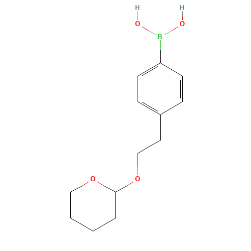 [4-[2-(oxan-2-yloxy)ethyl]phenyl]boronic acid (CAS: 1095639-99-8) - Related Chemical Product