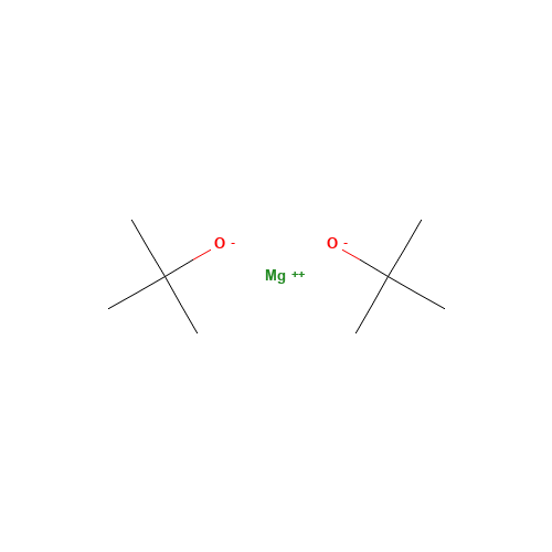 magnesium;2-methylpropan-2-olate (CAS: 32149-57-8) - Chemical Structure and Molecular Formula 