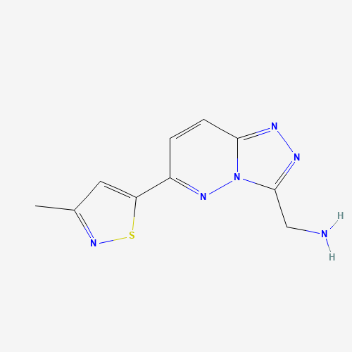 [6-(3-methyl-1,2-thiazol-5-yl)-[1,2,4]triazolo[4,3-b]pyridazin-3-yl]methanamine (CAS: 1002308-65-7) - Related Chemical Product