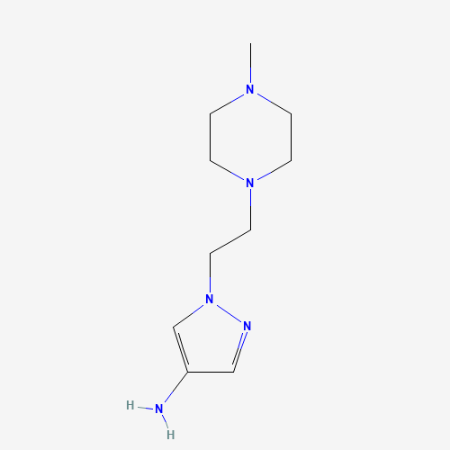 1-[2-(4-methylpiperazin-1-yl)ethyl]pyrazol-4-amine (CAS: 1201363-83-8) - Related Chemical Product