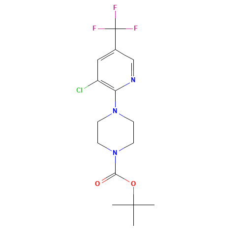 tert-butyl 4-[3-chloro-5-(trifluoromethyl)pyridin-2-yl]piperazine-1-carboxylate (CAS: 1053658-78-8) - Related Chemical Product