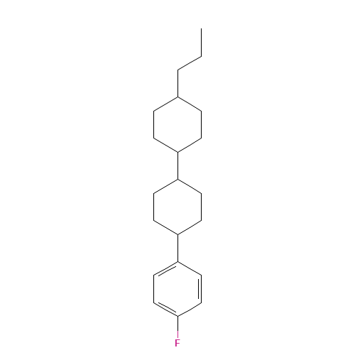 1-fluoro-4-[4-(4-propylcyclohexyl)cyclohexyl]benzene (CAS: 82832-27-7) - Related Chemical Product