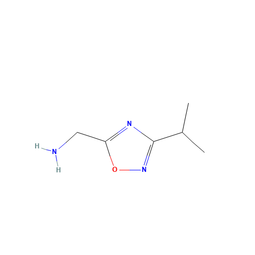 (3-propan-2-yl-1,2,4-oxadiazol-5-yl)methanamine (CAS: 936940-67-9) - Related Chemical Product