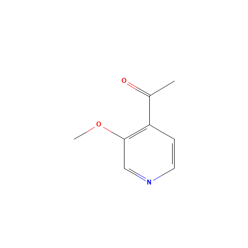 1-(3-methoxypyridin-4-yl)ethanone (CAS: 83431-02-1) - Chemical Structure and Molecular Formula 