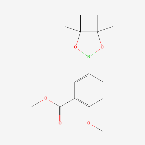 methyl 2-methoxy-5-(4,4,5,5-tetramethyl-1,3,2-dioxaborolan-2-yl)benzoate (CAS: 478375-37-0) - Related Chemical Product