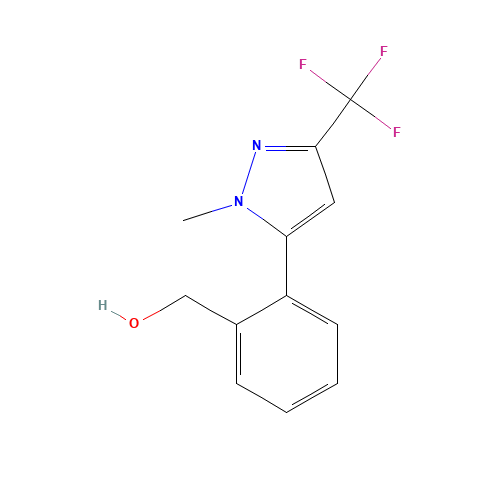 [2-[2-methyl-5-(trifluoromethyl)pyrazol-3-yl]phenyl]methanol (CAS: 892502-29-3) - Related Chemical Product