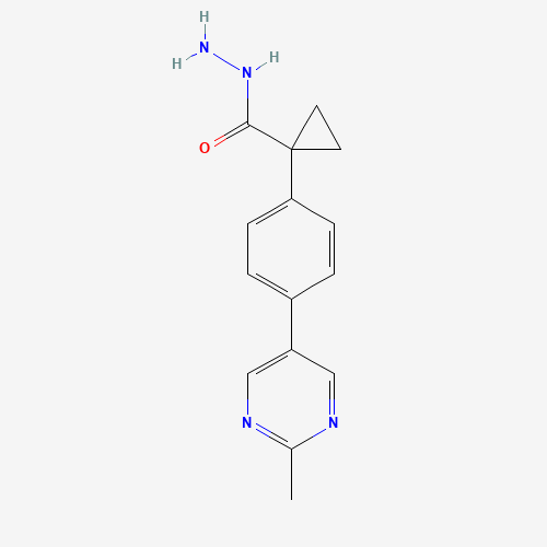1-[4-(2-methylpyrimidin-5-yl)phenyl]cyclopropane-1-carbohydrazide (CAS: 1403396-96-2) - Related Chemical Product