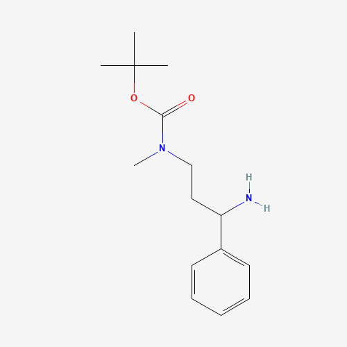 tert-butyl N-(3-amino-3-phenylpropyl)-N-methylcarbamate (CAS: 244059-09-4) - Related Chemical Product