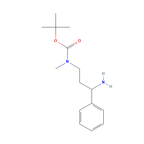 tert-butyl N-(3-amino-3-phenylpropyl)-N-methylcarbamate (CAS: 244059-09-4) - Related Chemical Product