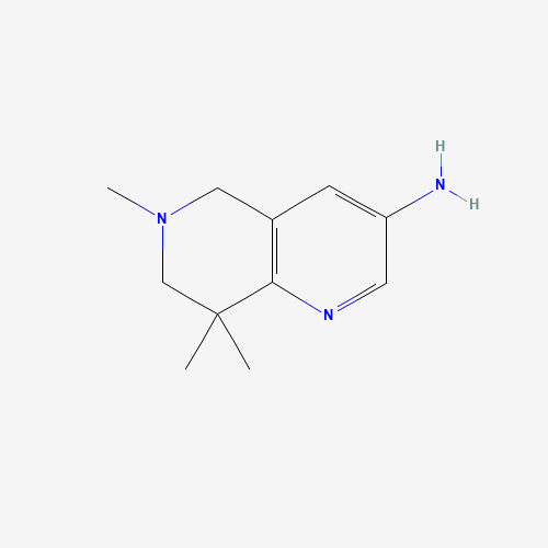 6,8,8-trimethyl-5,7-dihydro-1,6-naphthyridin-3-amine (CAS: 252901-48-7) - Related Chemical Product