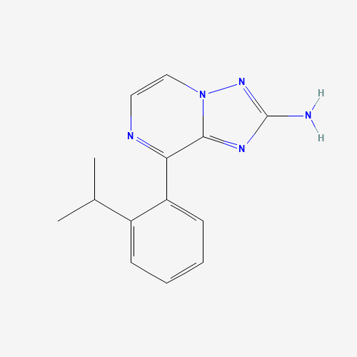 8-(2-propan-2-ylphenyl)-[1,2,4]triazolo[1,5-a]pyrazin-2-amine (CAS: 1360612-87-8) - Related Chemical Product