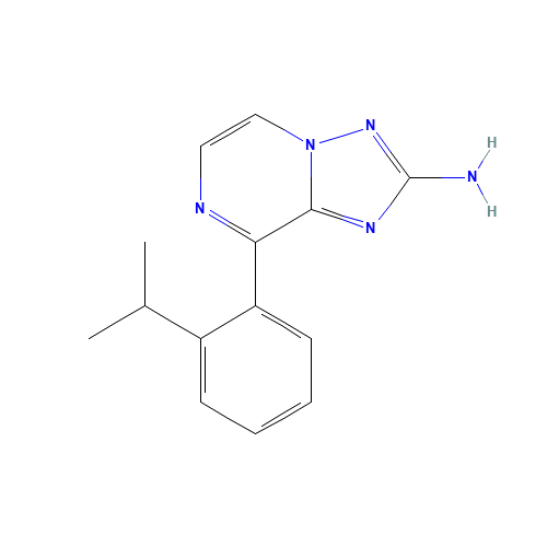 8-(2-propan-2-ylphenyl)-[1,2,4]triazolo[1,5-a]pyrazin-2-amine (CAS: 1360612-87-8) - Related Chemical Product