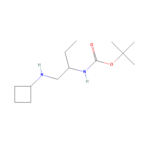 tert-butyl N-[1-(cyclobutylamino)butan-2-yl]carbamate (CAS: 1284249-44-0) - Related Chemical Product