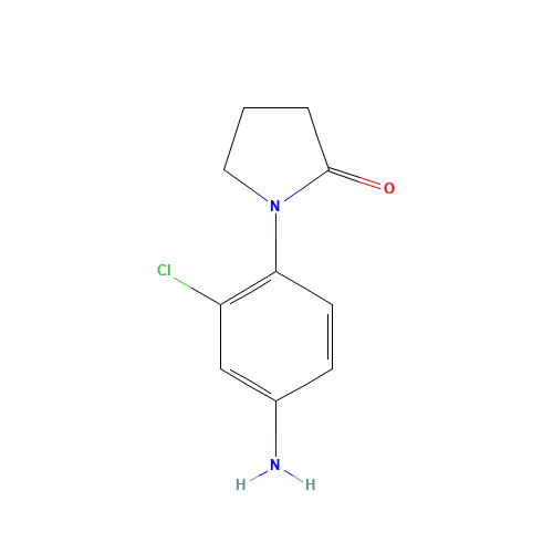 1-(4-amino-2-chlorophenyl)pyrrolidin-2-one (CAS: 444002-88-4) - Related Chemical Product
