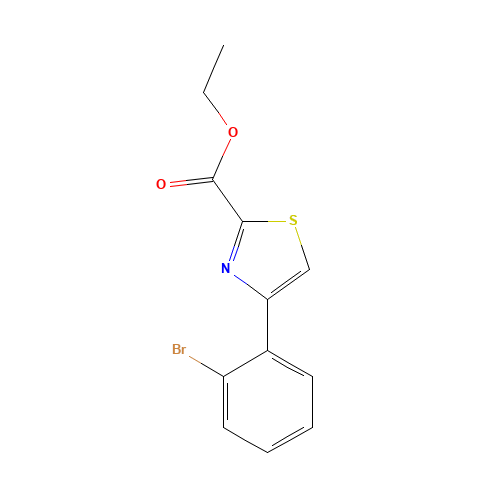 ethyl 4-(2-bromophenyl)-1,3-thiazole-2-carboxylate (CAS: 1261269-07-1) - Related Chemical Product