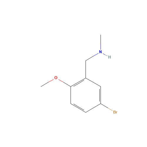 1-(5-bromo-2-methoxyphenyl)-N-methylmethanamine (CAS: 137469-70-6) - Related Chemical Product