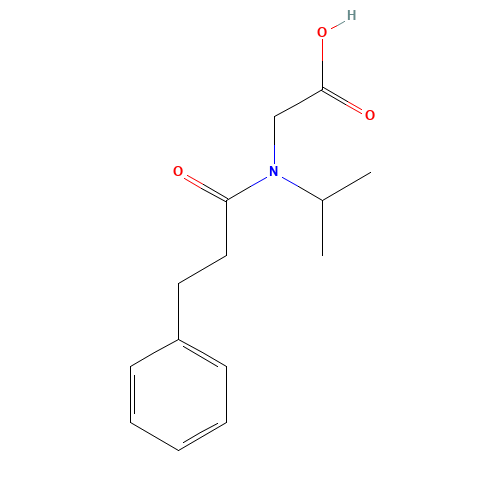 2-[3-phenylpropanoyl(propan-2-yl)amino]acetic acid (CAS: 163724-81-0) - Related Chemical Product