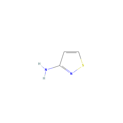 1,2-thiazol-3-amine (CAS: 4592-62-5) - Chemical Structure and Molecular Formula 