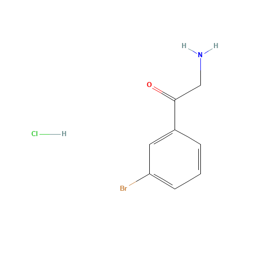 2-amino-1-(3-bromophenyl)ethanone;hydrochloride (CAS: 61858-39-7) - Related Chemical Product