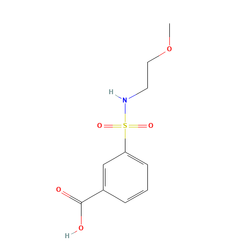 3-(2-methoxyethylsulfamoyl)benzoic acid (CAS: 509094-14-8) - Related Chemical Product