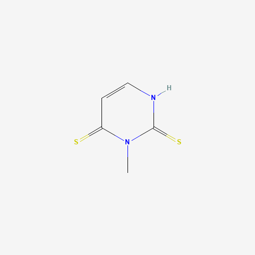 3-methyl-1H-pyrimidine-2,4-dithione (CAS: 66819-95-2) - Chemical Structure and Molecular Formula 