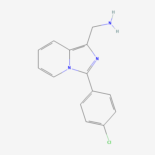 [3-(4-chlorophenyl)imidazo[1,5-a]pyridin-1-yl]methanamine (CAS: 885276-35-7) - Related Chemical Product