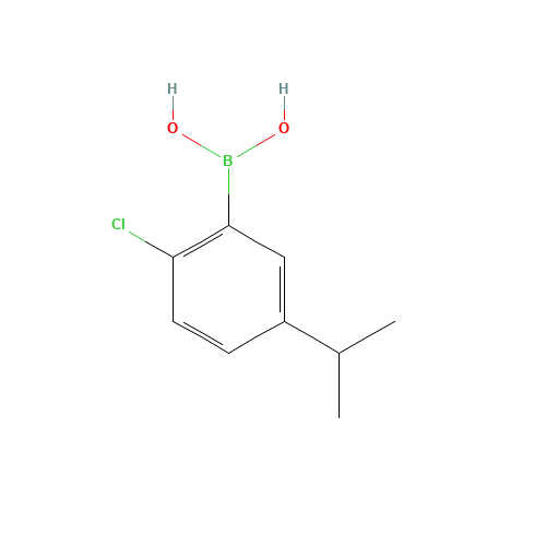 (2-chloro-5-propan-2-ylphenyl)boronic acid (CAS: 875550-89-3) - Related Chemical Product