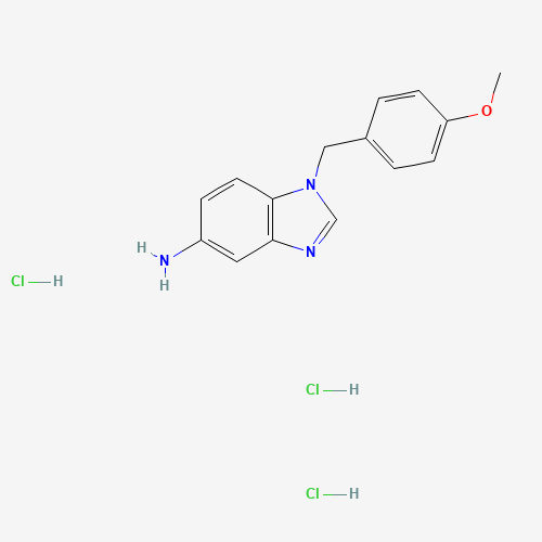 1-[(4-methoxyphenyl)methyl]benzimidazol-5-amine;trihydrochloride (CAS: 177843-57-1) - Related Chemical Product