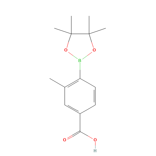 3-methyl-4-(4,4,5,5-tetramethyl-1,3,2-dioxaborolan-2-yl)benzoic acid (CAS: 269409-74-7) - Related Chemical Product