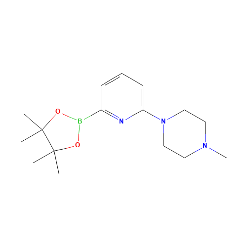 1-methyl-4-[6-(4,4,5,5-tetramethyl-1,3,2-dioxaborolan-2-yl)pyridin-2-yl]piperazine (CAS: 1310383-04-0) - Related Chemical Product