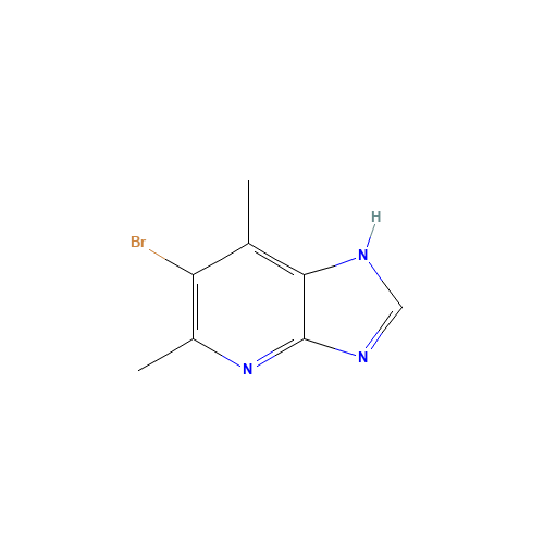 6-bromo-5,7-dimethyl-1H-imidazo[4,5-b]pyridine (CAS: 92336-10-2) - Related Chemical Product