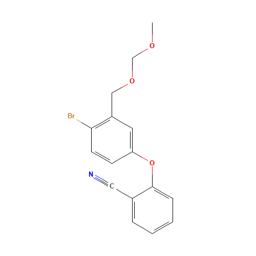 2-[4-bromo-3-(methoxymethoxymethyl)phenoxy]benzonitrile (CAS: 906673-52-7) - Related Chemical Product