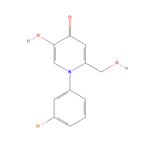 1-(3-bromophenyl)-5-hydroxy-2-(hydroxymethyl)pyridin-4-one (CAS: 1333331-97-7) - Related Chemical Product