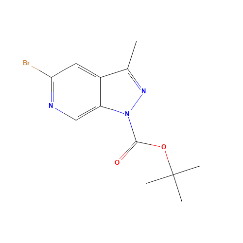 tert-butyl 5-bromo-3-methylpyrazolo[3,4-c]pyridine-1-carboxylate (CAS: 929617-42-5) - Related Chemical Product