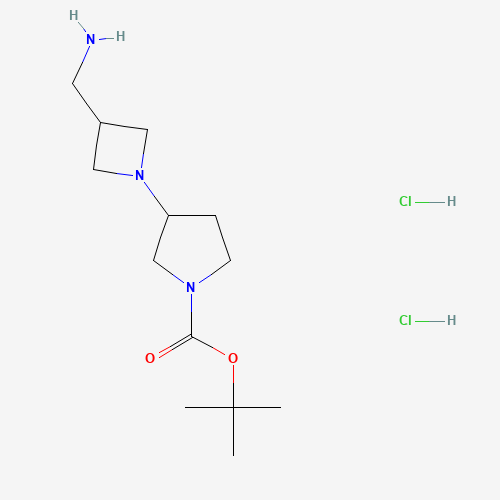 tert-butyl 3-[3-(aminomethyl)azetidin-1-yl]pyrrolidine-1-carboxylate;dihydrochloride (CAS: 1179359-54-6) - Related Chemical Product