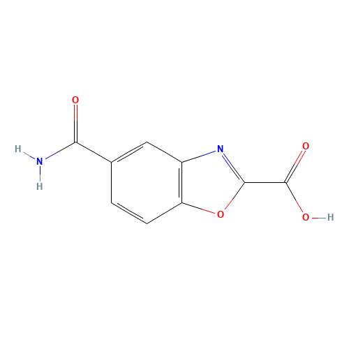 5-carbamoyl-1,3-benzoxazole-2-carboxylic acid (CAS: 1227406-91-8) - Related Chemical Product