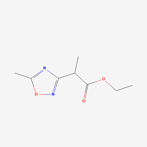 ethyl 2-(5-methyl-1,2,4-oxadiazol-3-yl)propanoate (CAS: 168704-76-5) - Related Chemical Product